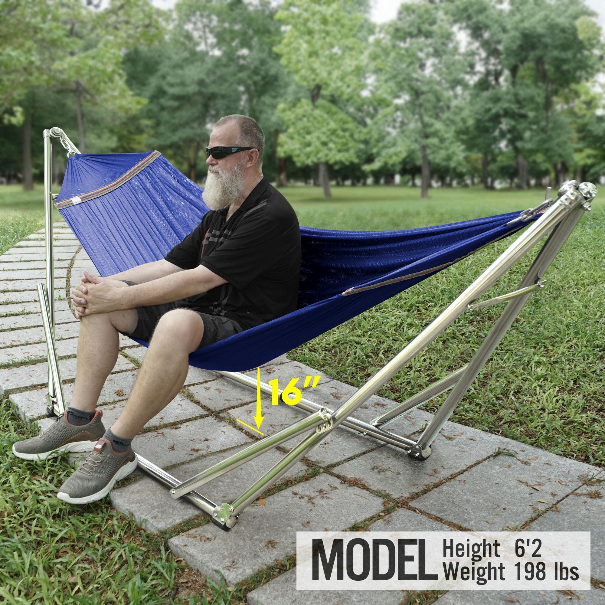 Tranquillo Original Stainless Steel Hammock Stand - Megsu Tranquillo Original Stainless Steel Hammock Stand - Megsu