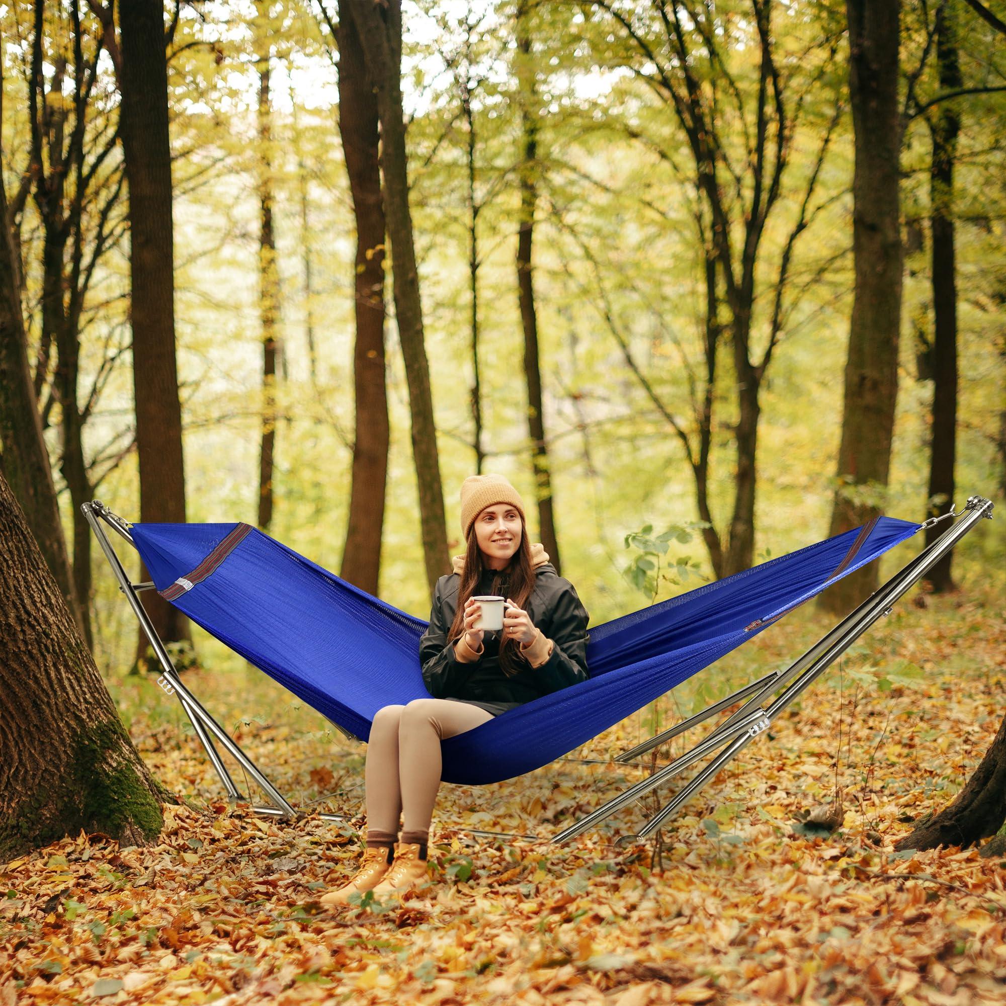 Tranquillo Original Stainless Steel Hammock Stand - Megsu Tranquillo Original Stainless Steel Hammock Stand - Megsu