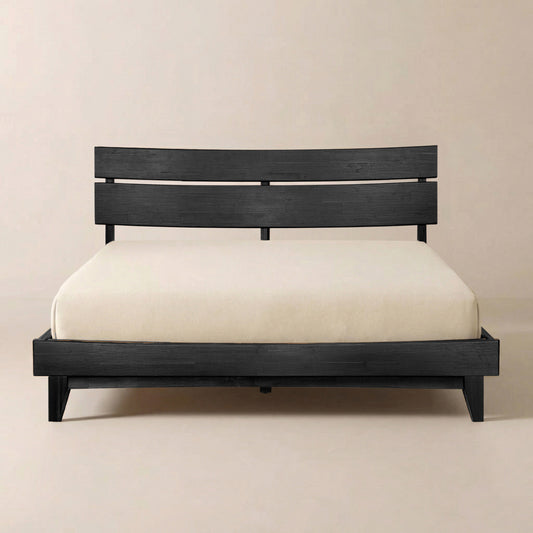 Conjunto de cama y mesita de noche Acacia Aurora para dormitorios con estilo