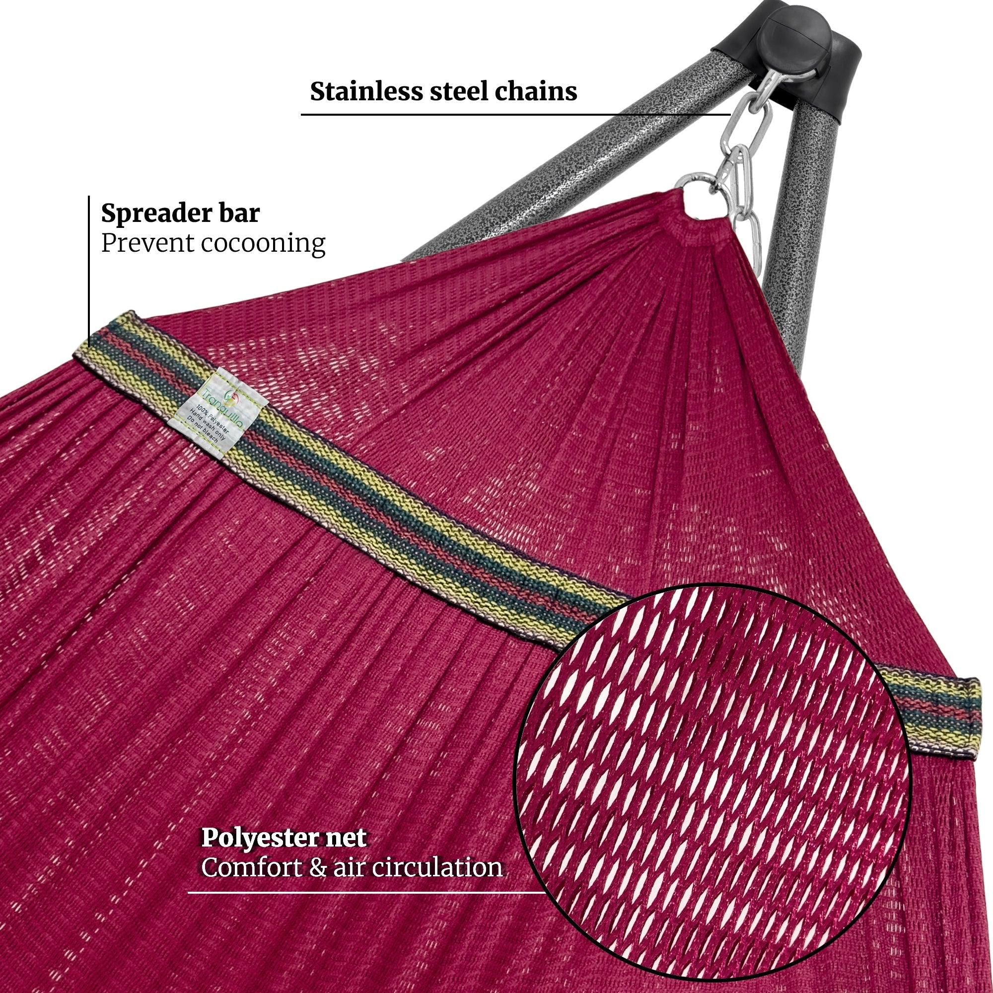 Tranquillo Comfort Set Original Hammock Stand - Megsu Tranquillo Comfort Set Original Hammock Stand - Megsu