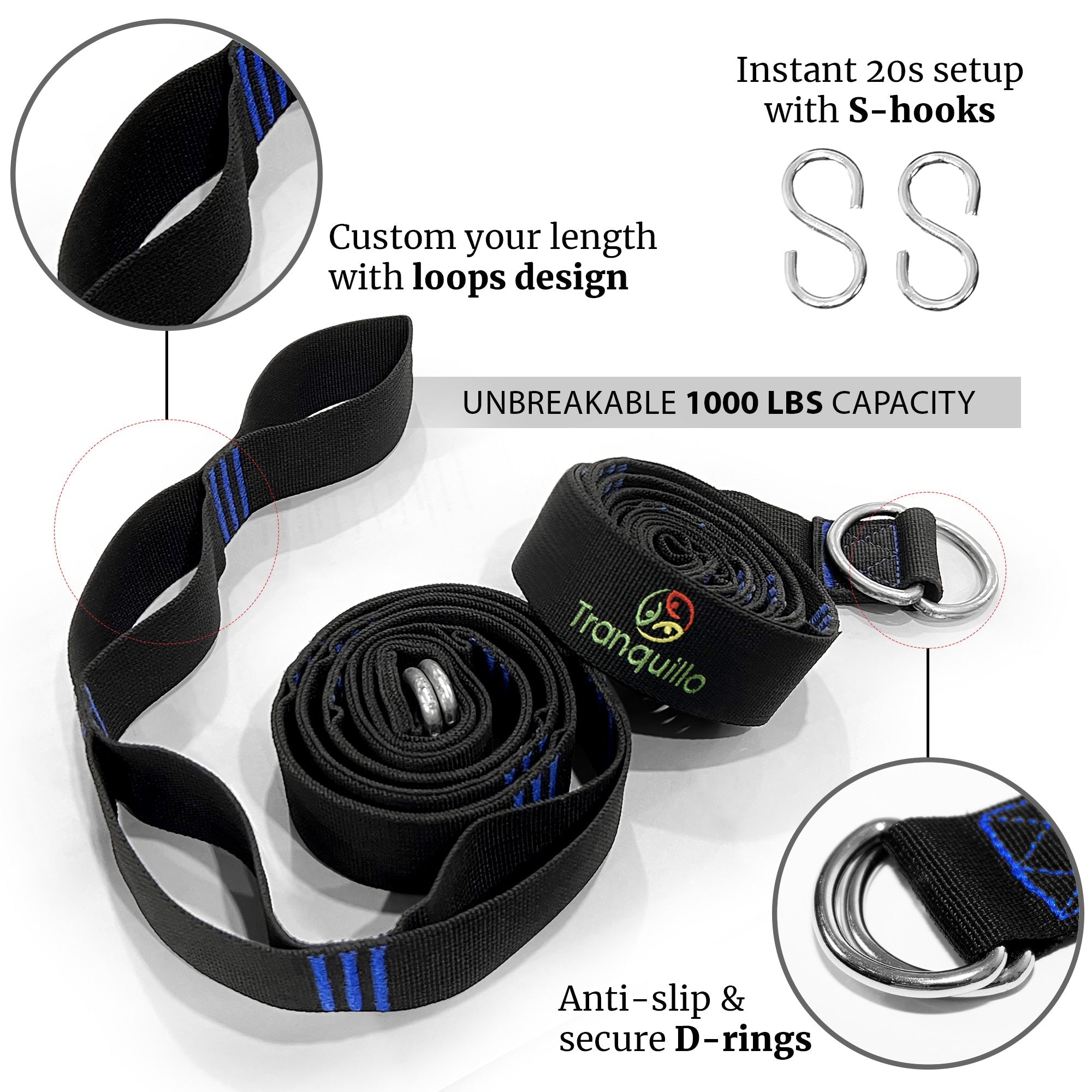 Tranquillo Comfort Set Original Hammock Stand - Megsu Tranquillo Comfort Set Original Hammock Stand - Megsu