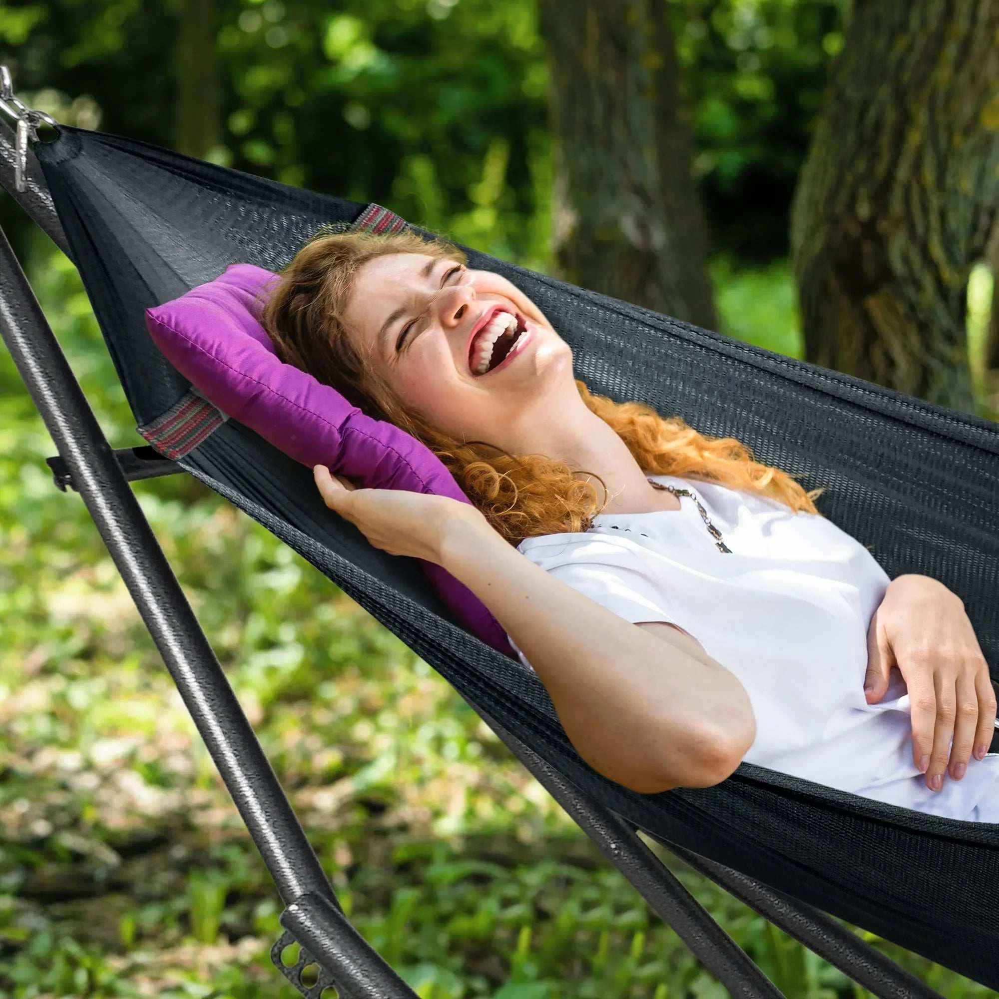 Tranquillo Universal Hammock with Stands - Megsu Tranquillo Universal Hammock with Stands - Megsu