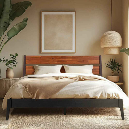 Acacia Callisto Deluxe Solid Wood Bed Frame - Megsu