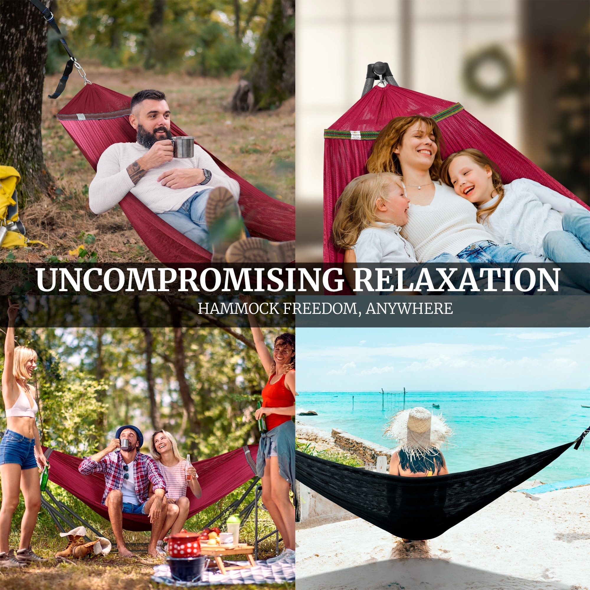 Tranquillo Comfort Set Original Hammock Stand - Megsu Tranquillo Comfort Set Original Hammock Stand - Megsu