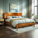Rorns Bifrost Platform Bed Frame With Headboard - Megsu