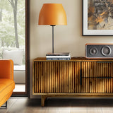 Megsu Bosk Wood Fluted TV Stand with Storage for TVs up to 60”, Soft-Close Drawers & Cabinets, Mid-Century Media Console Table, Home Entertainment Center for Living Room, Bedroom, Office, Easy Setup.