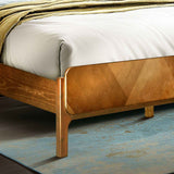 Rorns Bifrost Platform Bed Frame With Headboard - Megsu