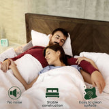 Acacia Alander Deluxe Wood Platform Bed Frame - Megsu