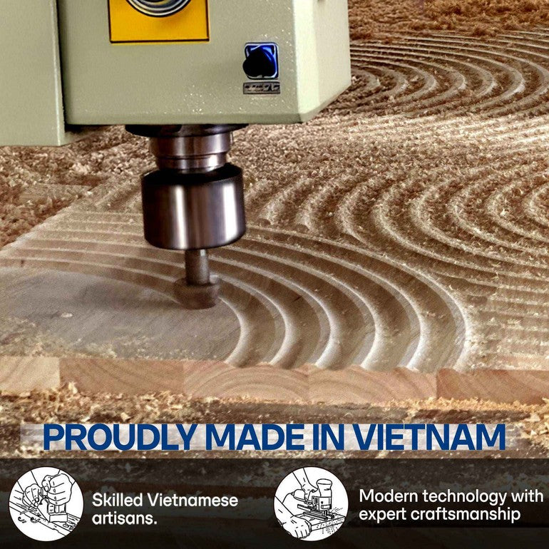 Acacia Harmony Dresser with 6 Drawers - Megsu