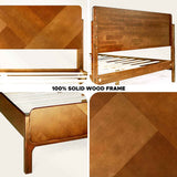 Rorns Bifrost Platform Bed Frame With Headboard - Megsu