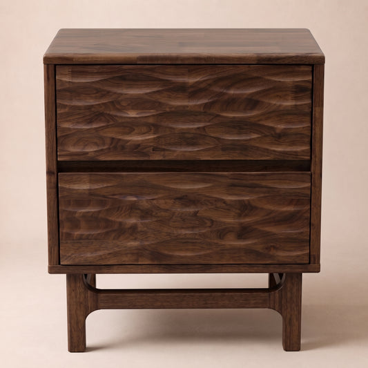 Elara Solid Wood Nightstand