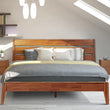 Cadre de lit plateforme en bois de luxe Emery