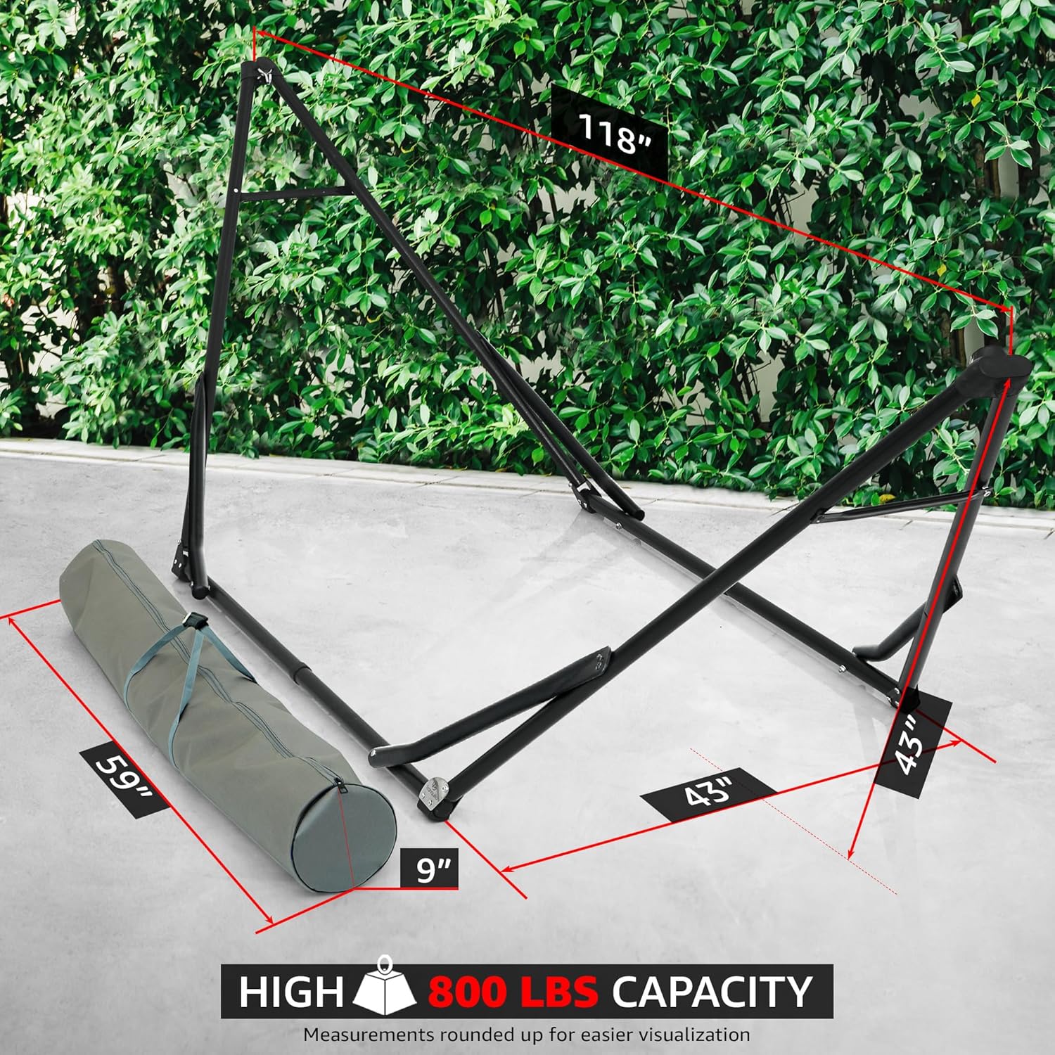 Tranquillo Unity Hammock Stand Large Size for Ultimate Relaxation