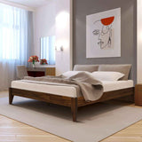 Acacia Mervyn Solid Wood Platform Bed for Timeless Comfort and Style - Megsu