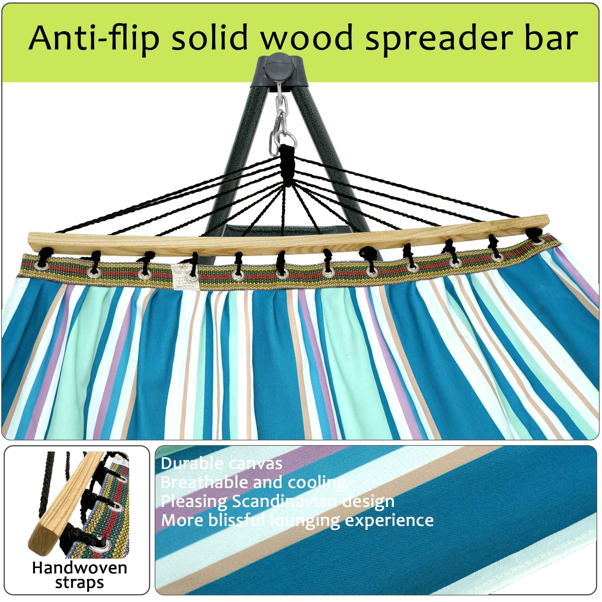 Green Frame / Blue Leaf