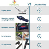 Tranquillo Original Collapsible Hammock with Stand - Megsu