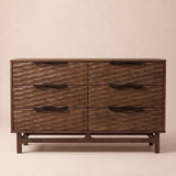 Elara Solid Wood Dresser with 6 Drawers