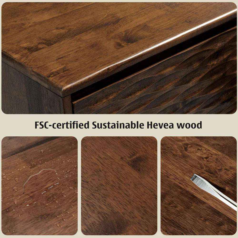 Acacia Elara TV Stand with Storage and Cable Management for TVs up to 80" - Megsu