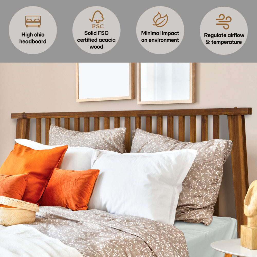 Cadre de lit plateforme en bois de luxe Kaylin