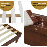 Cadre de lit plateforme en bois Aurora Deluxe