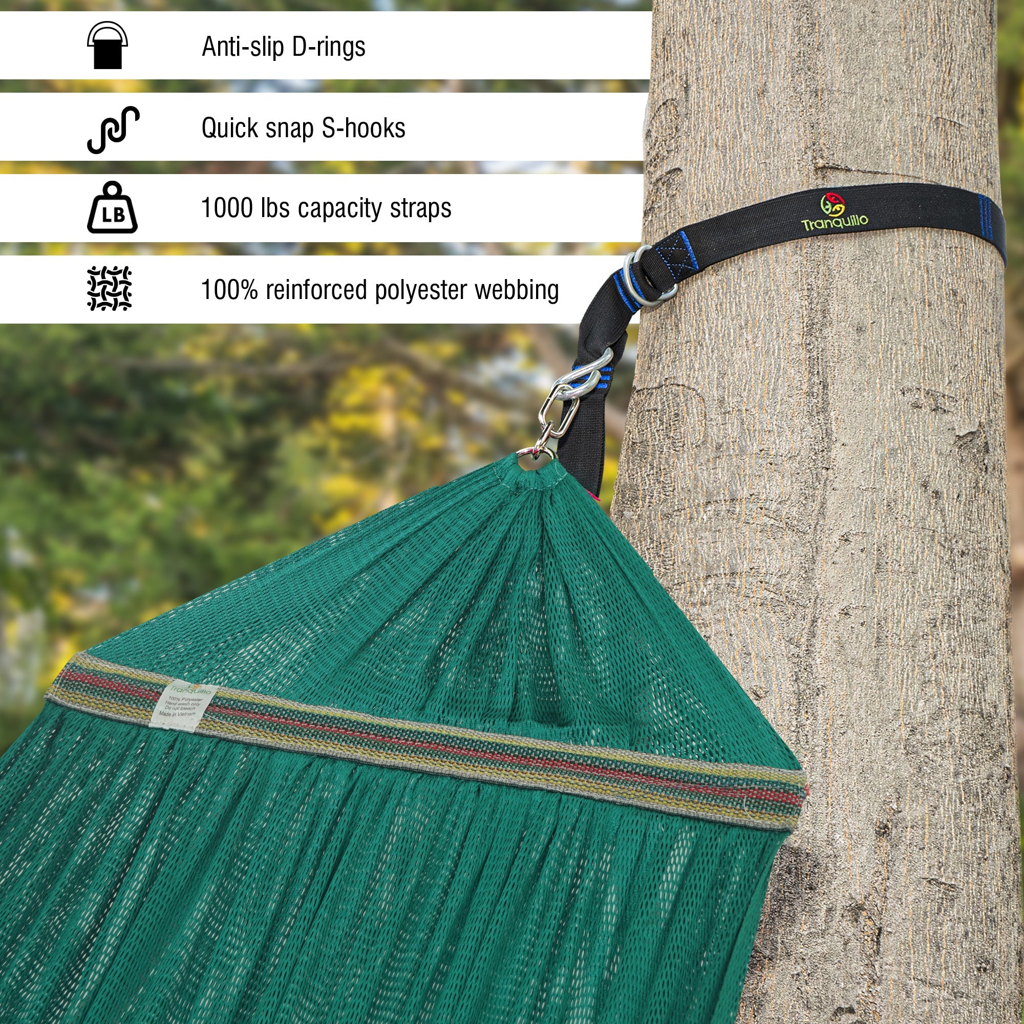 Tranquillo Uniki Portable Camping Hammock - Megsu