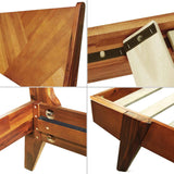 Rorns Gazelle Platform Bed Frame With Headboard - Megsu