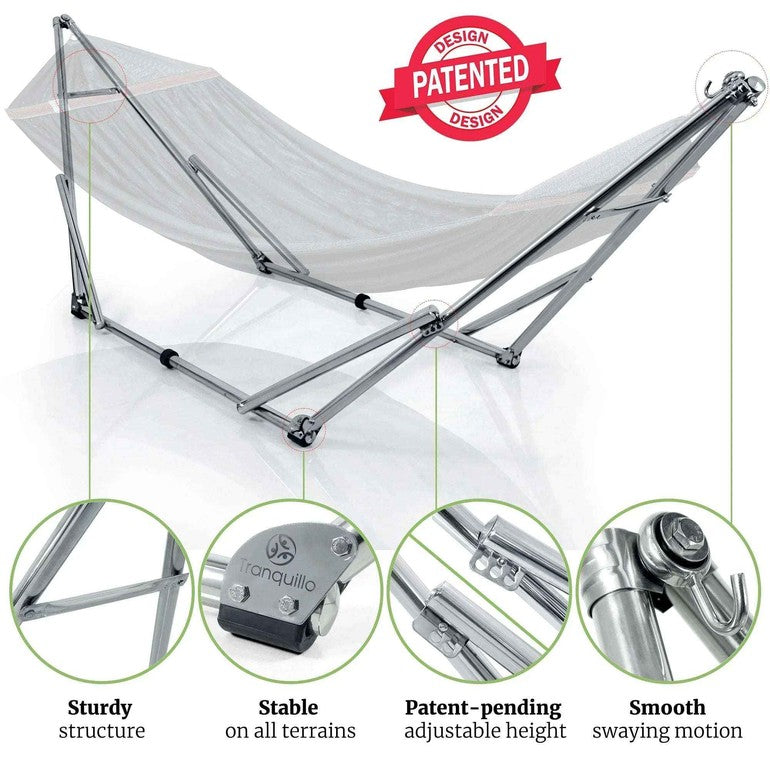 Tranquillo Universal Stainless Steel Hammock Stand - Megsu