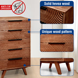 Acacia Harmony Dresser with 5 Drawers for Stylish Storage Solutions