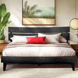 Acacia Aurora Deluxe Wood Platform Bed Frame - Megsu