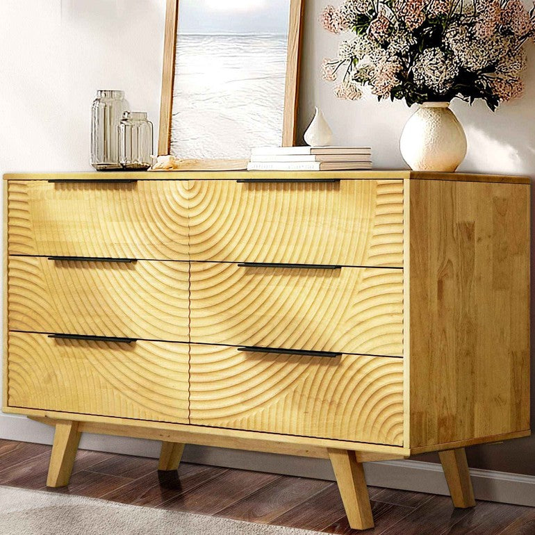 Acacia Harmony Dresser with 6 Drawers - Megsu