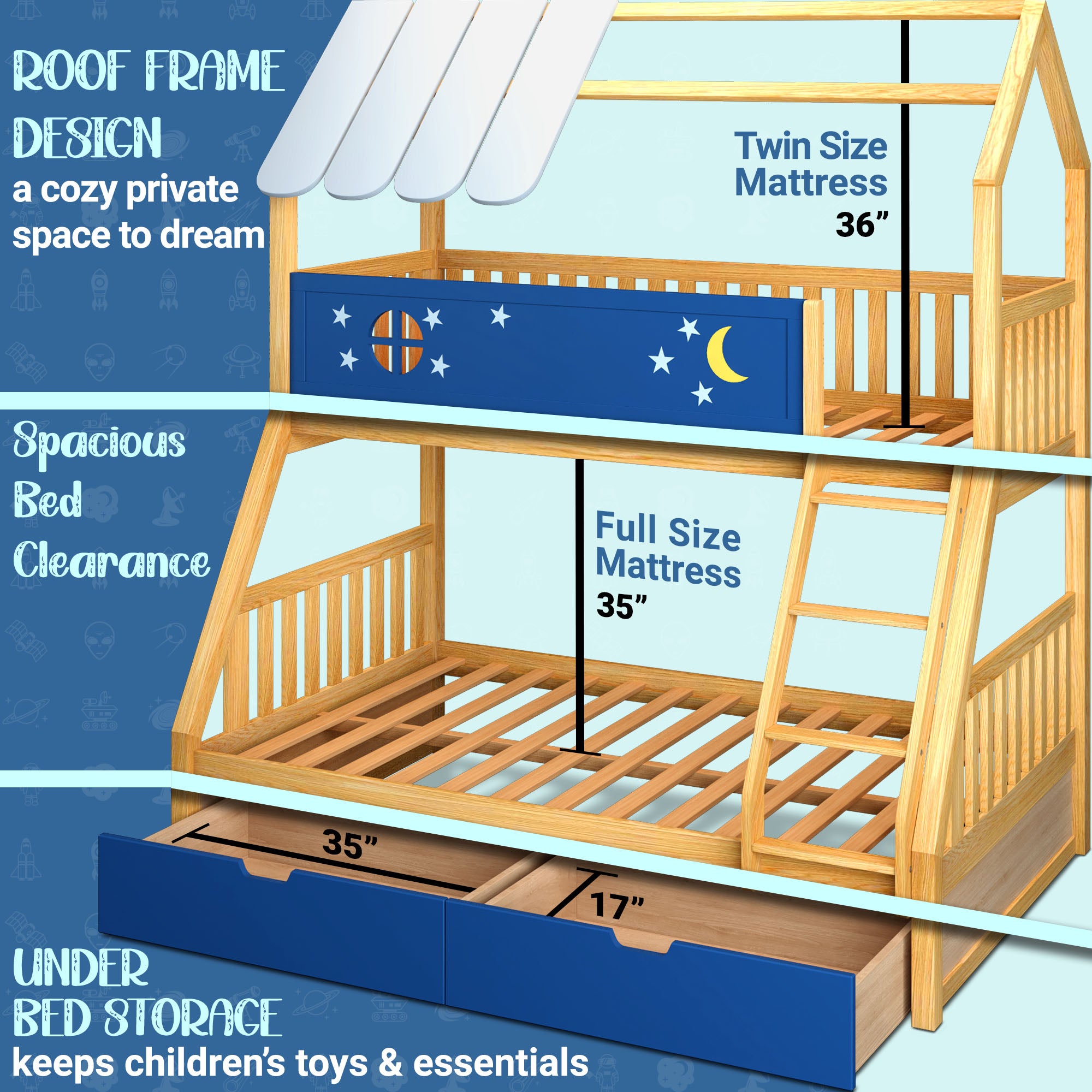 Moonlight Kid Bunk Bed