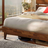 Acacia Aurora Deluxe Wood Platform Bed Frame - Megsu