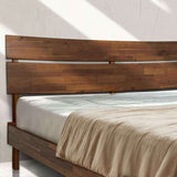 Acacia Aurora Deluxe Wood Platform Bed Frame - Megsu