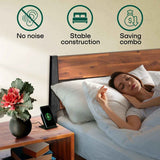 Acacia Callisto Solid Wood  Bed Frame and Nightstand Bedroom Set - Megsu