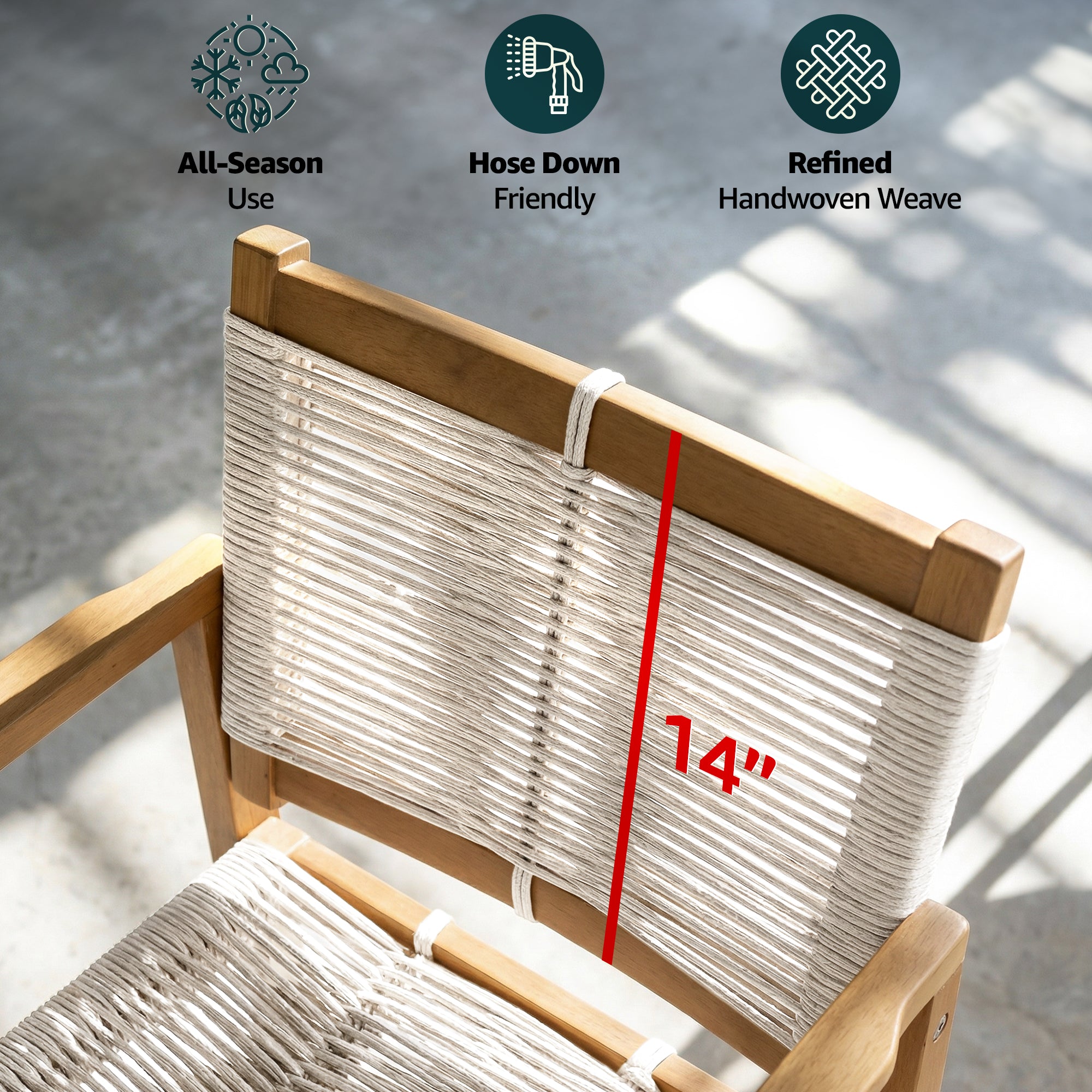 Heritage Wide Outdoor Armchair