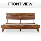 Acacia Aurora Deluxe Wood Platform Bed Frame - Megsu