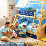 Moonlight Kid Bunk Bed - Stylish and Space-Saving Bunk Bed for Kids - Megsu