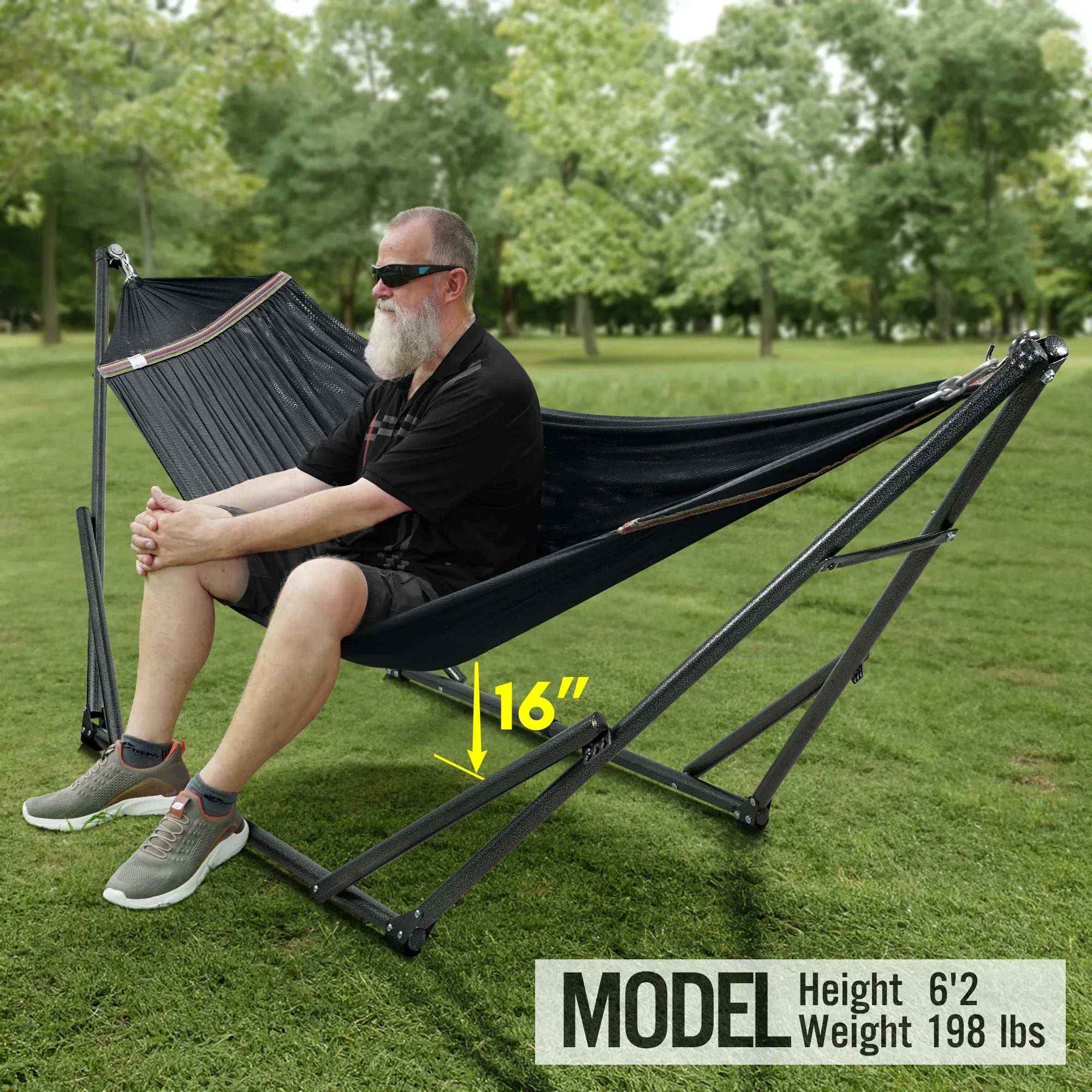 Tranquillo Universal Hammock with Stands - Megsu