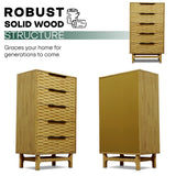 Acacia Elara Dresser with 5 Drawers for Stylish Storage Solutions