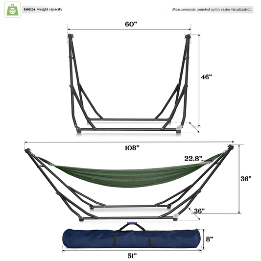 Tranquillo UniGen Transforming Hammock Stand