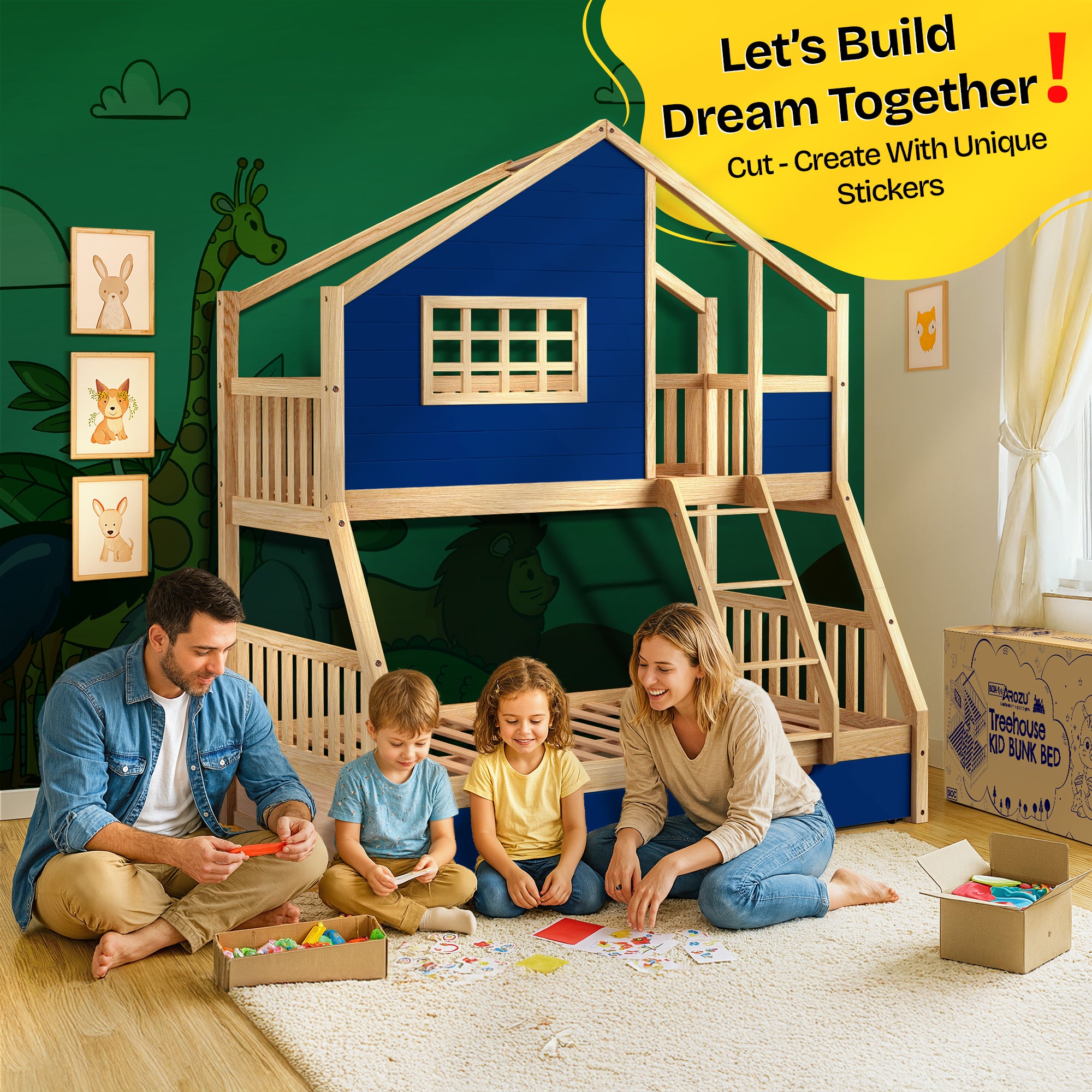 Treehouse Kid Bunk Bed