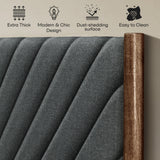 Astoria Upholstered Solid Wood Bed Frame