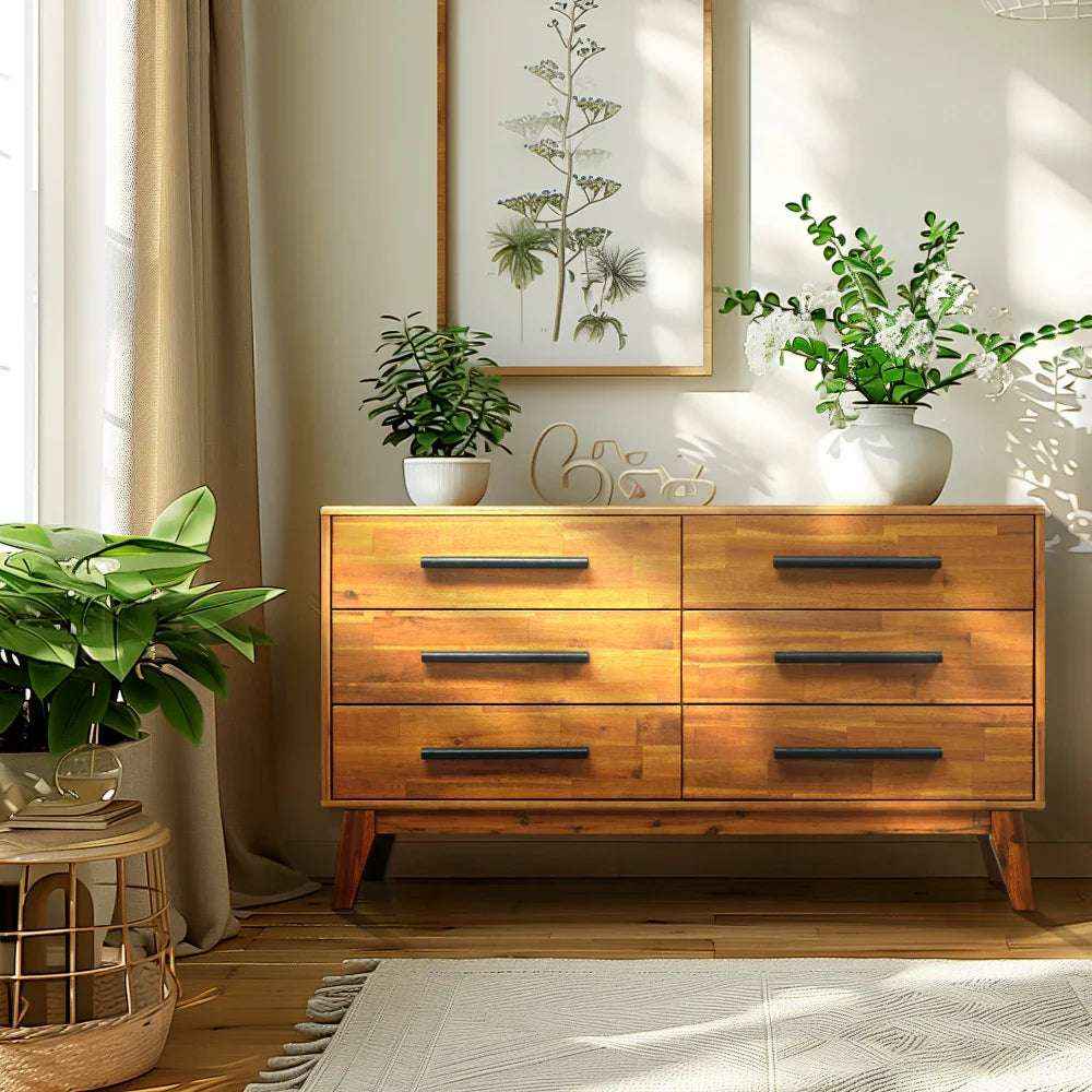 Legacy Solid Wood Dresser, Walnut Legacy Solid Wood Dresser, Walnut