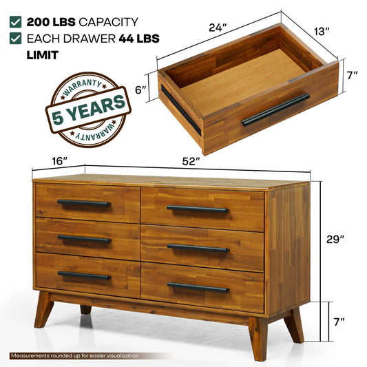 Commode en bois massif Legacy