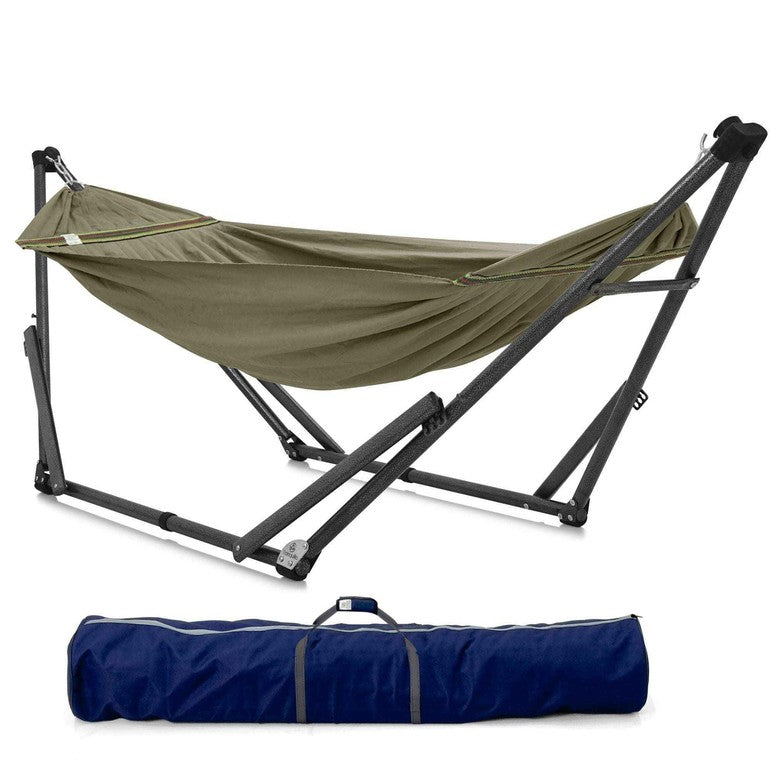Tranquillo Uniki Canvas Hammock with Stand - Megsu