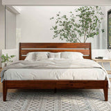 Acacia Emery Solid Wood Bed Frame - Stylish and Durable Acacia Wood Design for Your Bedroom - Megsu