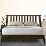 Acacia Kaylin Deluxe Wood Platform Bed Frame - Megsu