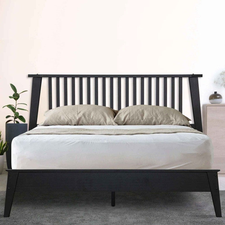 Acacia Kaylin Deluxe Wood Platform Bed Frame - Megsu