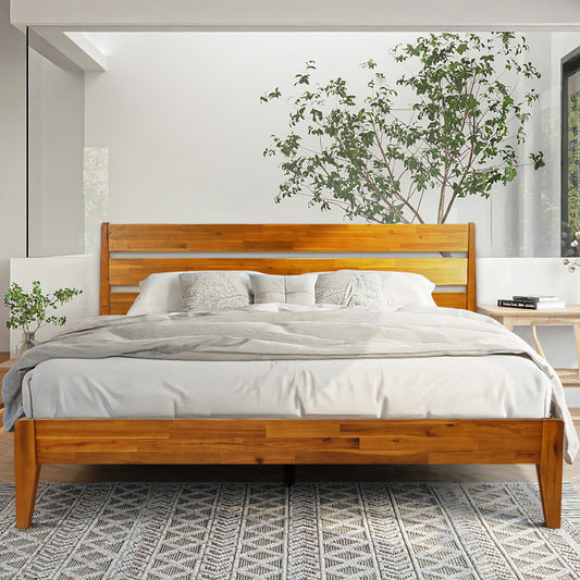 Acacia Emery Solid Wood Bed Frame - Megsu