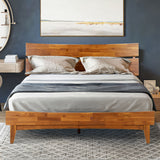 Cadre de lit plateforme en bois Aurora Deluxe